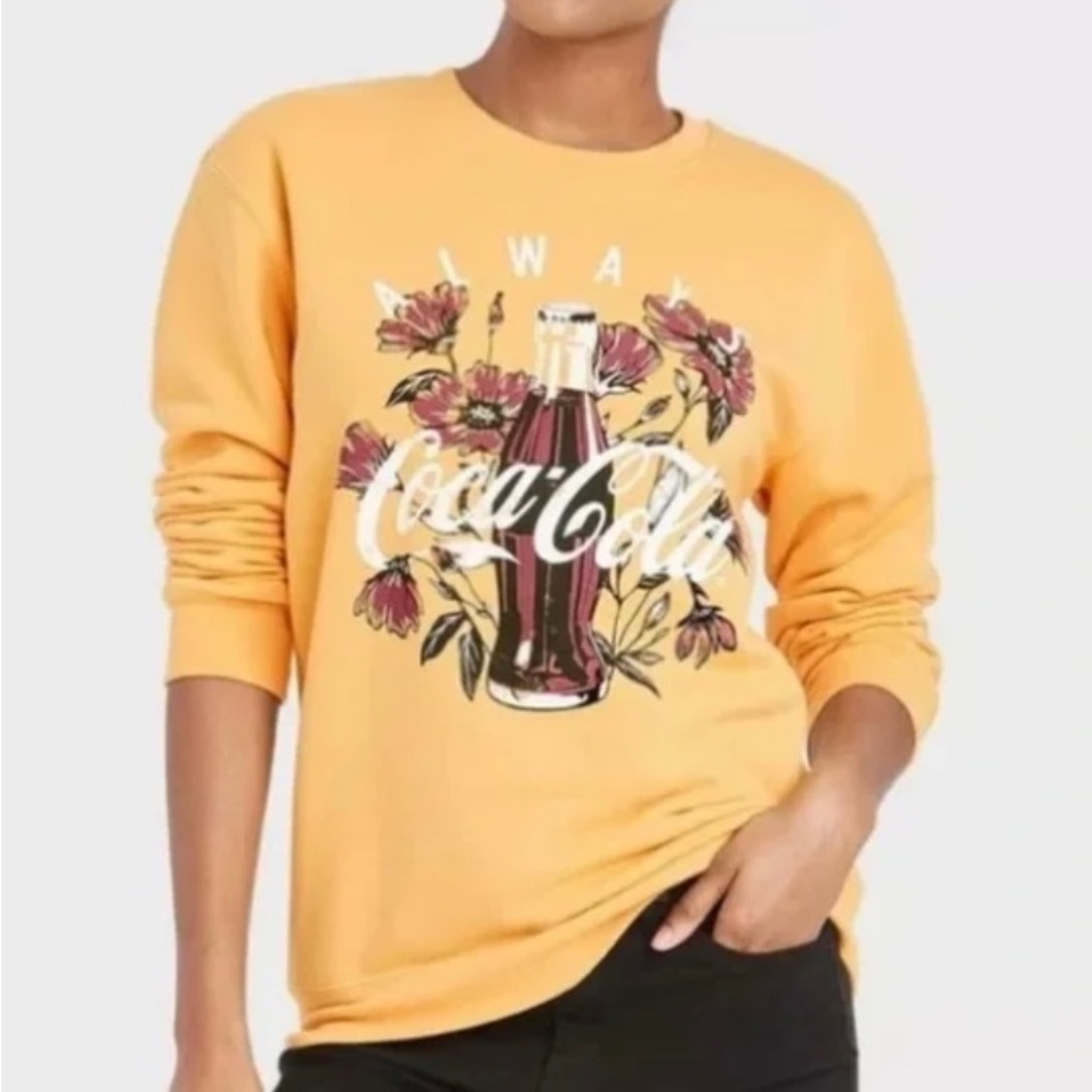 “Always Coca-Cola” Yellow Sweatshirt